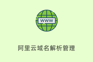 阿里云 DNS 管理